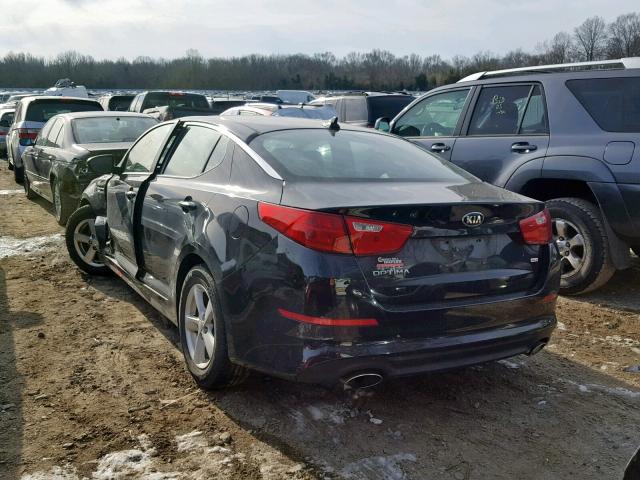 KNAGM4A72F5664248 - 2015 KIA OPTIMA LX BLACK photo 3