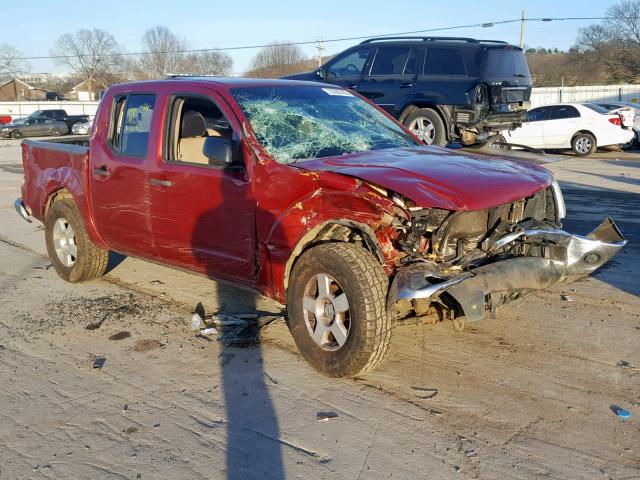 1N6AD07U38C409165 - 2008 NISSAN FRONTIER C RED photo 9