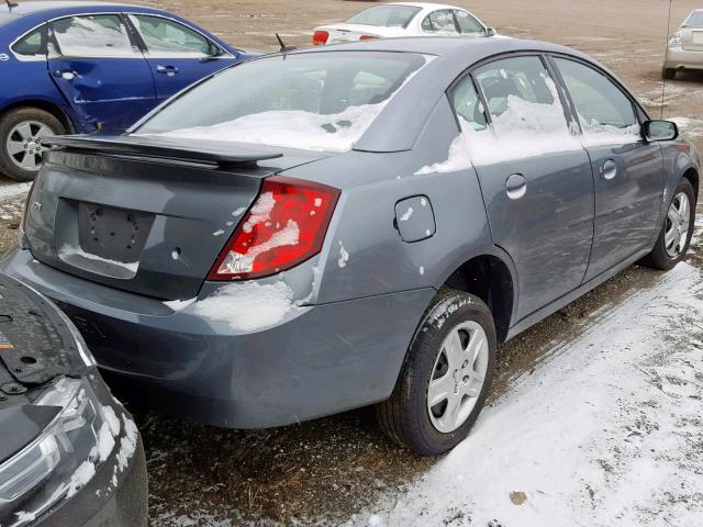 1G8AJ55F46Z191061 - 2006 SATURN ION LEVEL GRAY photo 4