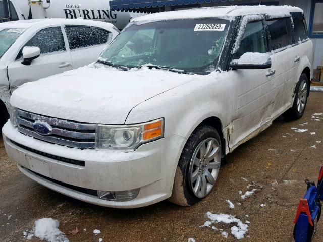 2FMDK53C09BA28791 - 2009 FORD FLEX LIMIT WHITE photo 2
