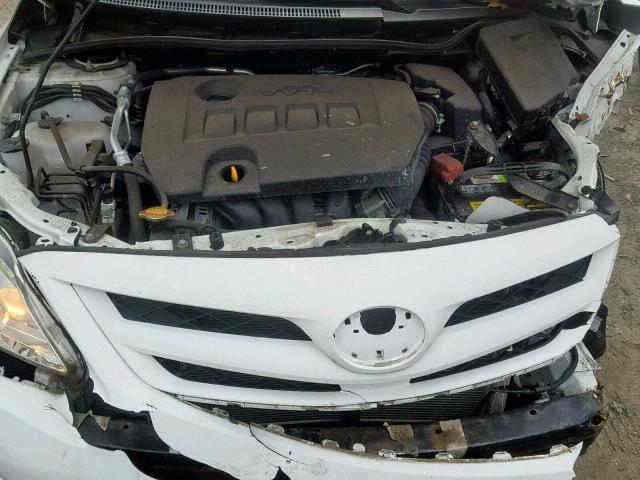 JTDBU4EE0C9173865 - 2012 TOYOTA COROLLA BA 白色 照片 7