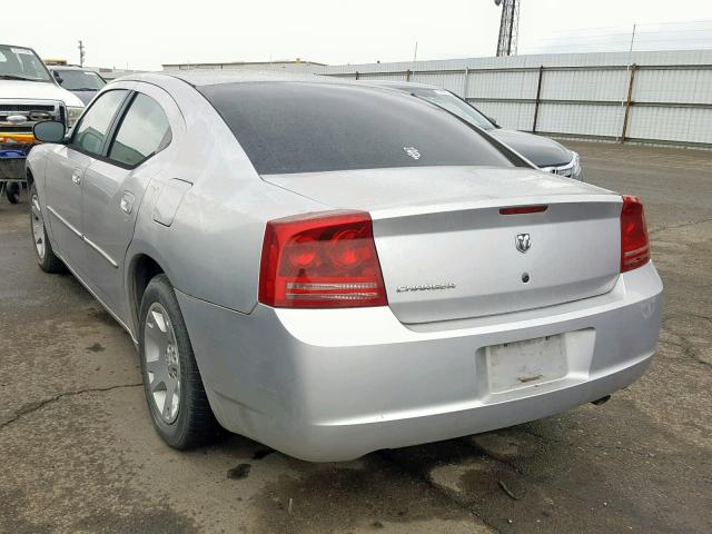 2B3KA43R46H389951 - 2006 DODGE CHARGER SE SILVER photo 3