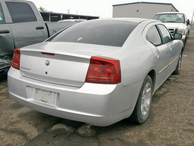 2B3KA43R46H389951 - 2006 DODGE CHARGER SE SILVER photo 4