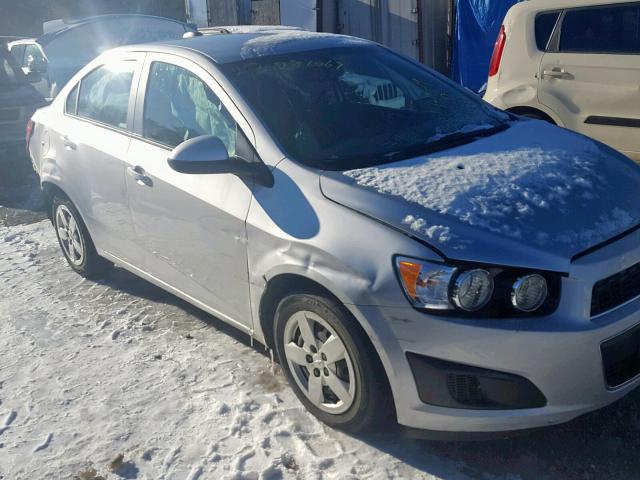 1G1JA5SH5F4217636 - 2015 CHEVROLET SONIC LS SILVER photo 1