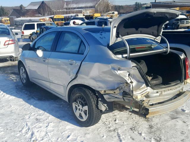 1G1JA5SH5F4217636 - 2015 CHEVROLET SONIC LS SILVER photo 3