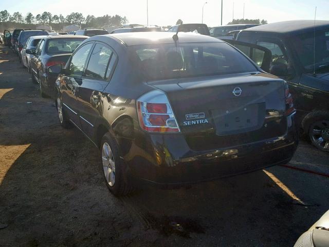 3N1AB61E88L713287 - 2008 NISSAN SENTRA 2.0 BLACK photo 3