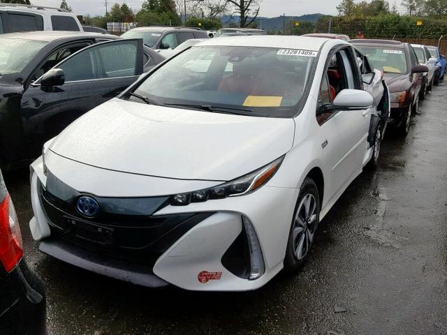 JTDKARFP8H3009697 - 2017 TOYOTA PRIUS PRIM თეთრი ფოტო 2