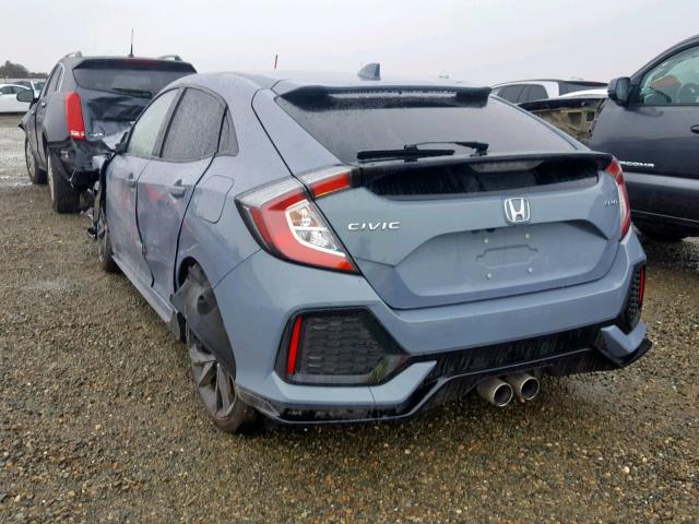 SHHFK7H44HU427665 - 2017 HONDA CIVIC SPOR BLUE photo 3