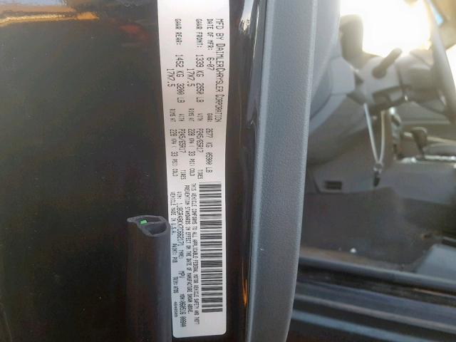 1J8GR48KX7C662171 - 2007 JEEP GRAND CHER BLACK photo 10