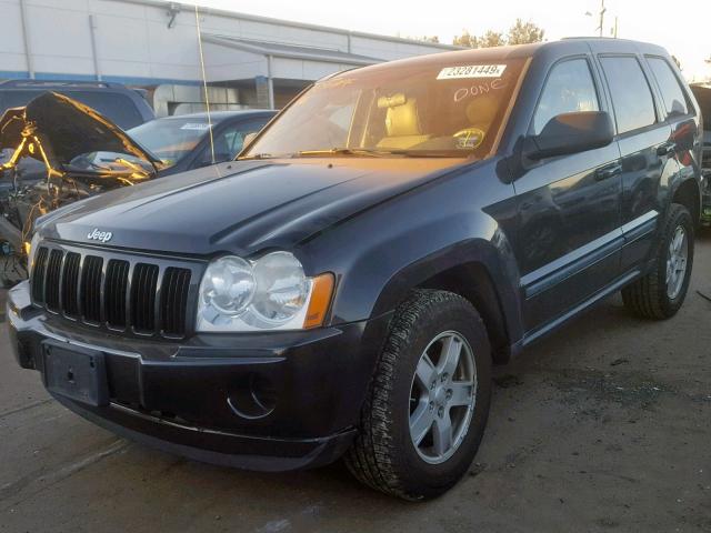 1J8GR48KX7C662171 - 2007 JEEP GRAND CHER BLACK photo 2