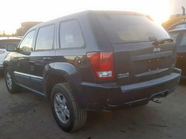 1J8GR48KX7C662171 - 2007 JEEP GRAND CHER BLACK photo 3