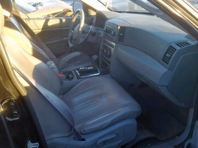 1J8GR48KX7C662171 - 2007 JEEP GRAND CHER BLACK photo 5