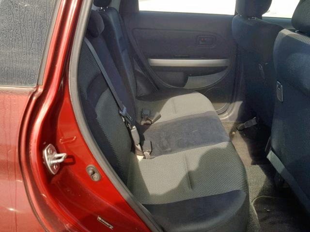 JTKKT624360171751 - 2006 TOYOTA SCION XA ბურგუნდია ფოტო 6