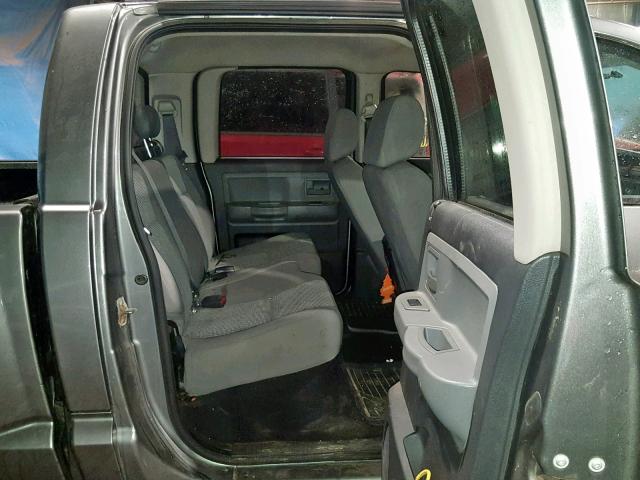 1D7HW48N88S626586 - 2008 DODGE DAKOTA QUA GRAY photo 6