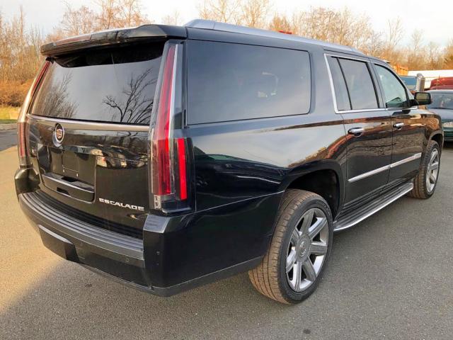 1GYS3HKJ6FR235439 - 2015 CADILLAC ESCALADE E BLACK photo 4