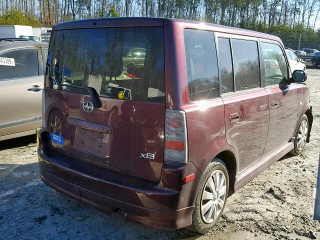 JTLKT324850185069 - 2005 TOYOTA SCION XB 紫色 照片 4