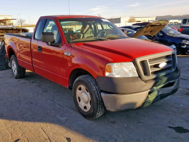 1FTVF12586NA85507 - 2006 FORD F150 RED photo 1