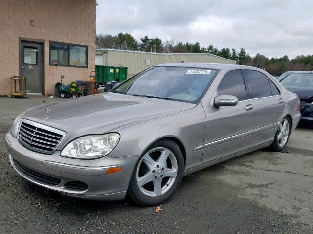 WDBNG75J35A460118 - 2005 MERCEDES-BENZ S 500 SILVER photo 2