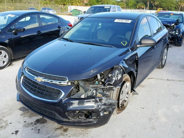 1G1PA5SH3F7138099 - 2015 CHEVROLET CRUZE LS BLACK photo 2