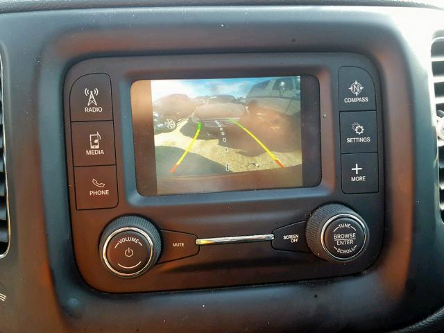 3C4NJCAB0JT124522 - 2018 JEEP COMPASS SP ნარინჯისფერი ფოტო 9