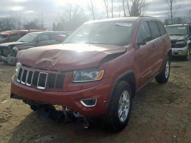 1C4RJFAG7EC183003 - 2014 JEEP GRAND CHER RED photo 2