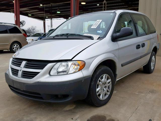 1D4GP25B76B738782 - 2006 DODGE CARAVAN SE GRAY photo 2