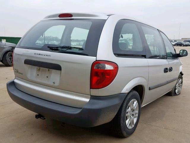 1D4GP25B76B738782 - 2006 DODGE CARAVAN SE GRAY photo 4