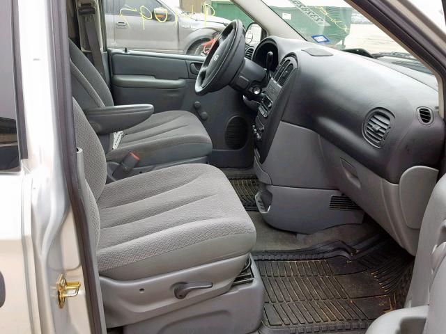 1D4GP25B76B738782 - 2006 DODGE CARAVAN SE GRAY photo 5