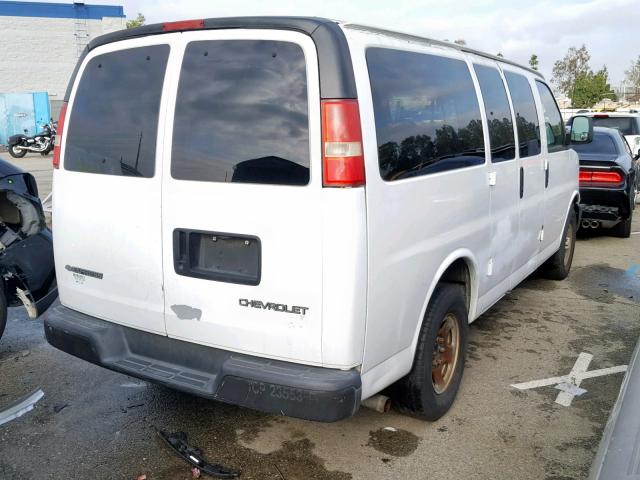 1GNFG15T451237288 - 2005 CHEVROLET EXPRESS G1 WHITE photo 4