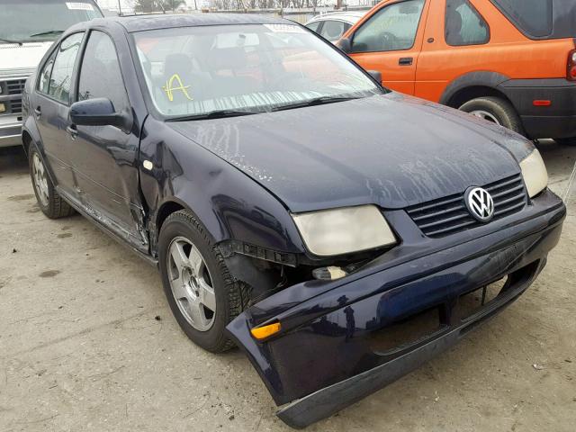 3VWSC29MXYM091351 - 2000 VOLKSWAGEN JETTA GLS BLUE photo 1