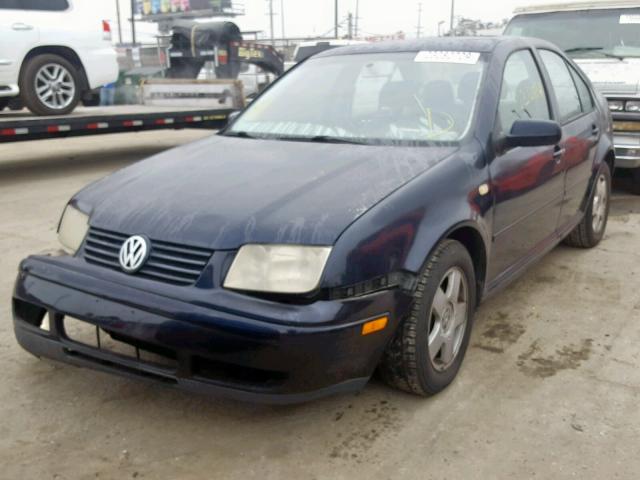 3VWSC29MXYM091351 - 2000 VOLKSWAGEN JETTA GLS BLUE photo 2