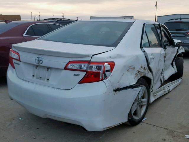 4T1BF1FK5CU573488 - 2012 TOYOTA CAMRY BASE WHITE photo 4