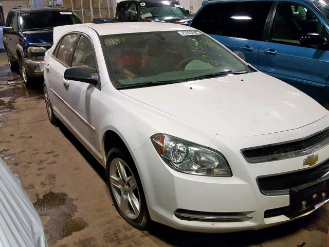 1G1ZG57B694231443 - 2009 CHEVROLET MALIBU LS WHITE photo 1