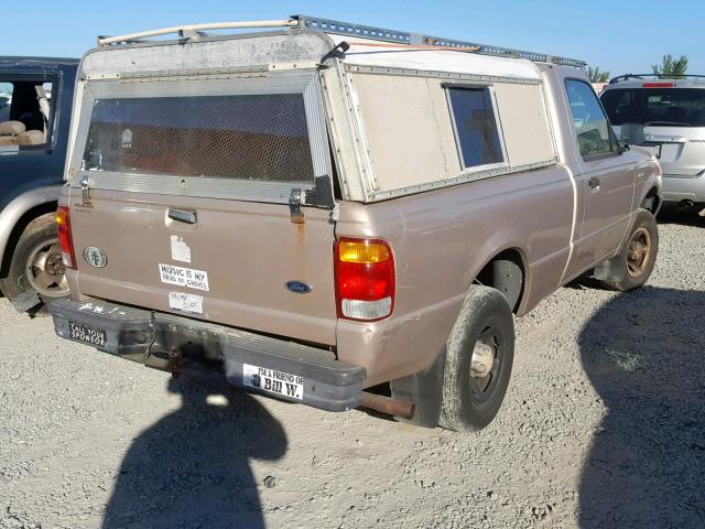 1FTYR10C8WUB88485 - 1998 FORD RANGER TAN photo 4