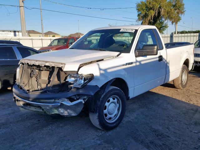 1FTMF1CW1AKE00418 - 2010 FORD F150 WHITE photo 2