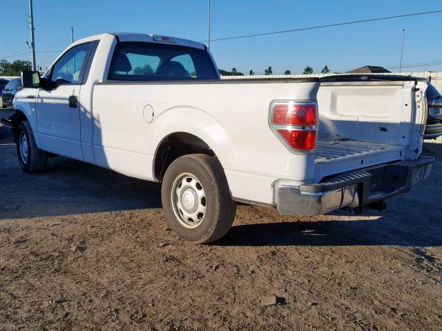 1FTMF1CW1AKE00418 - 2010 FORD F150 WHITE photo 3