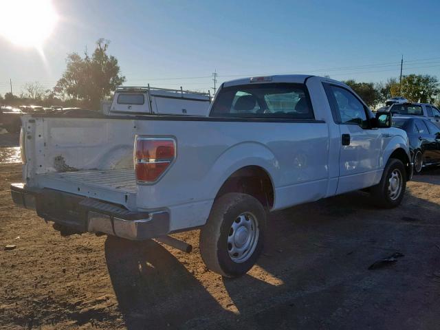 1FTMF1CW1AKE00418 - 2010 FORD F150 WHITE photo 4