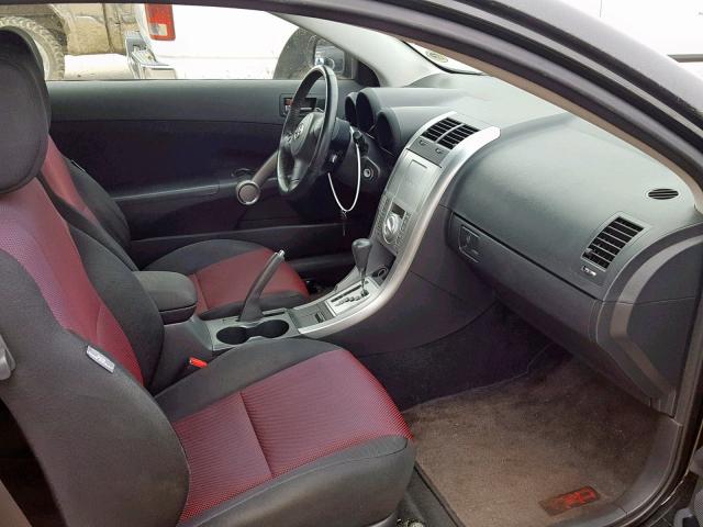 JTKDE167490300966 - 2009 TOYOTA SCION TC BLACK photo 5
