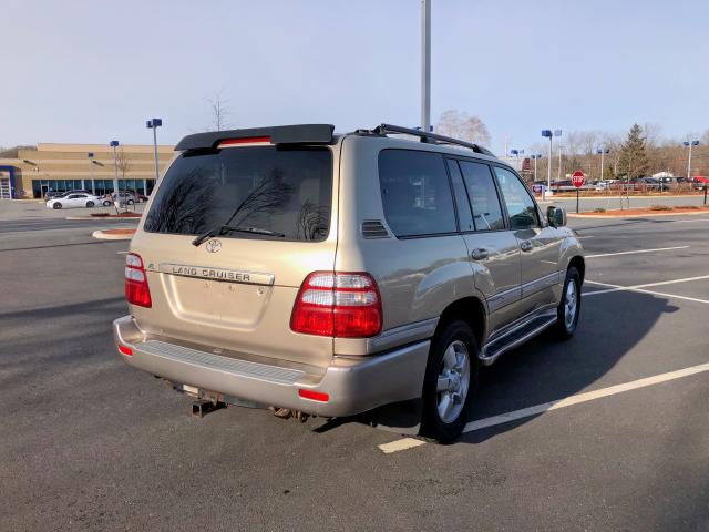 JTEHT05J552077272 - 2005 TOYOTA LAND CRUIS BEIGE photo 3