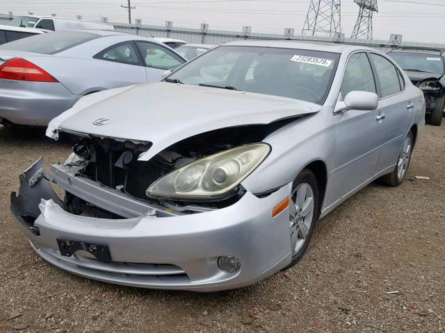 JTHBA30G855057088 - 2005 LEXUS ES 330 SILVER photo 2