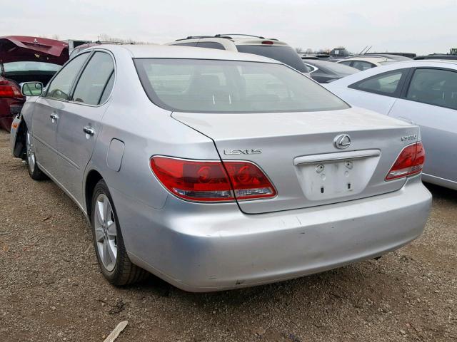 JTHBA30G855057088 - 2005 LEXUS ES 330 SILVER photo 3