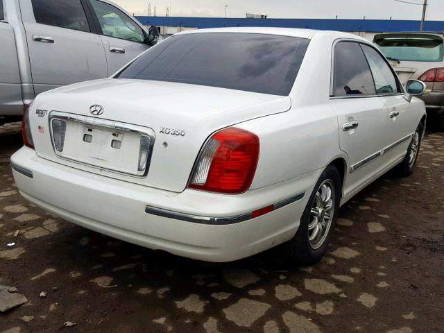 KMHFU45E35A383343 - 2005 HYUNDAI XG 350 WHITE photo 4