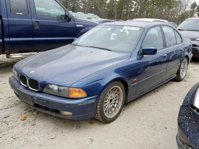 WBADN5348YGC95964 - 2000 BMW 540 I BLUE photo 2