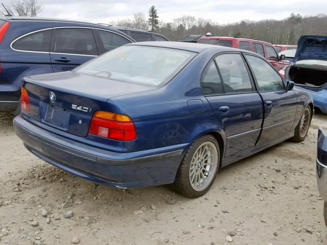 WBADN5348YGC95964 - 2000 BMW 540 I BLUE photo 4