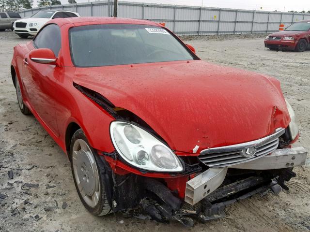 JTHFN48Y620017271 - 2002 LEXUS SC 430 RED photo 1