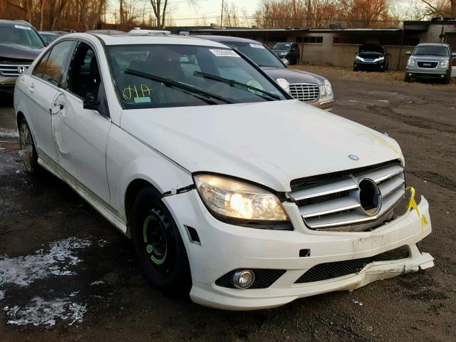 WDDGF81X48F087133 - 2008 MERCEDES-BENZ C 300 4MAT WHITE photo 1