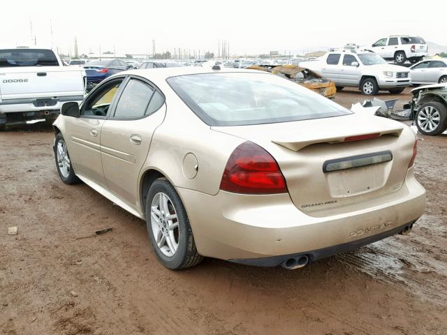 2G2WR524451267414 - 2005 PONTIAC GRAND PRIX GOLD photo 3