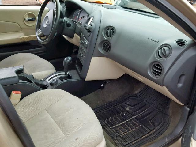 2G2WR524451267414 - 2005 PONTIAC GRAND PRIX GOLD photo 5