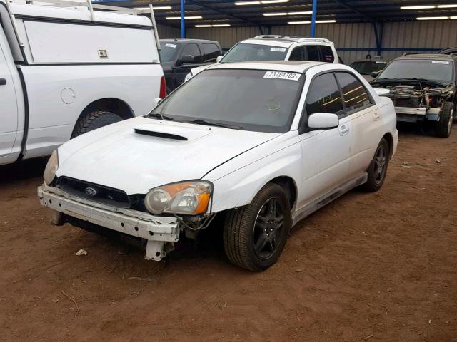 JF1GD29694H500225 - 2004 SUBARU IMPREZA WR WHITE photo 2