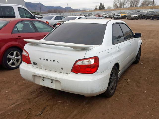 JF1GD29694H500225 - 2004 SUBARU IMPREZA WR WHITE photo 4